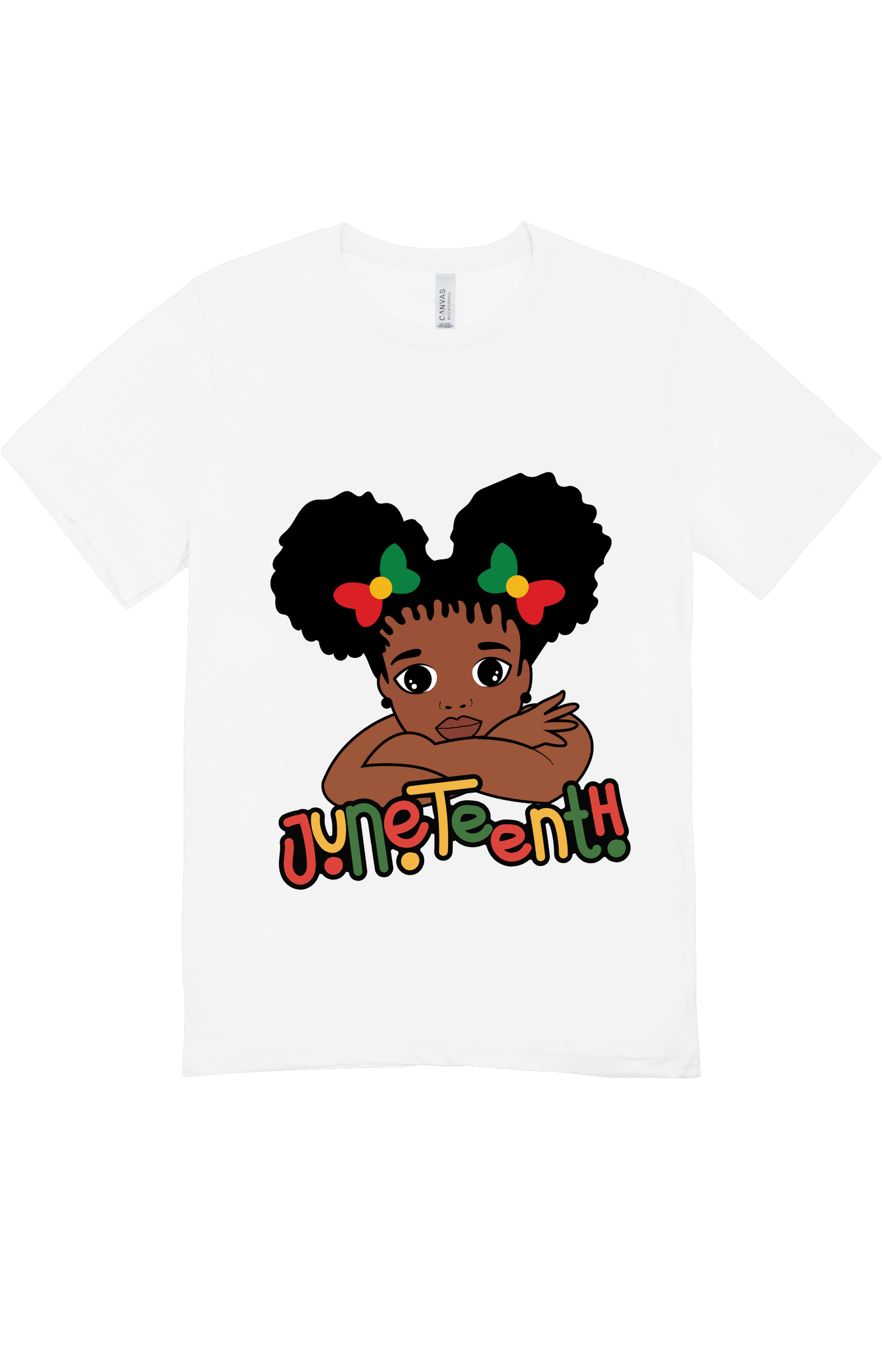 Afro Puffs Juneteenth Short Sleeve T-Shirts