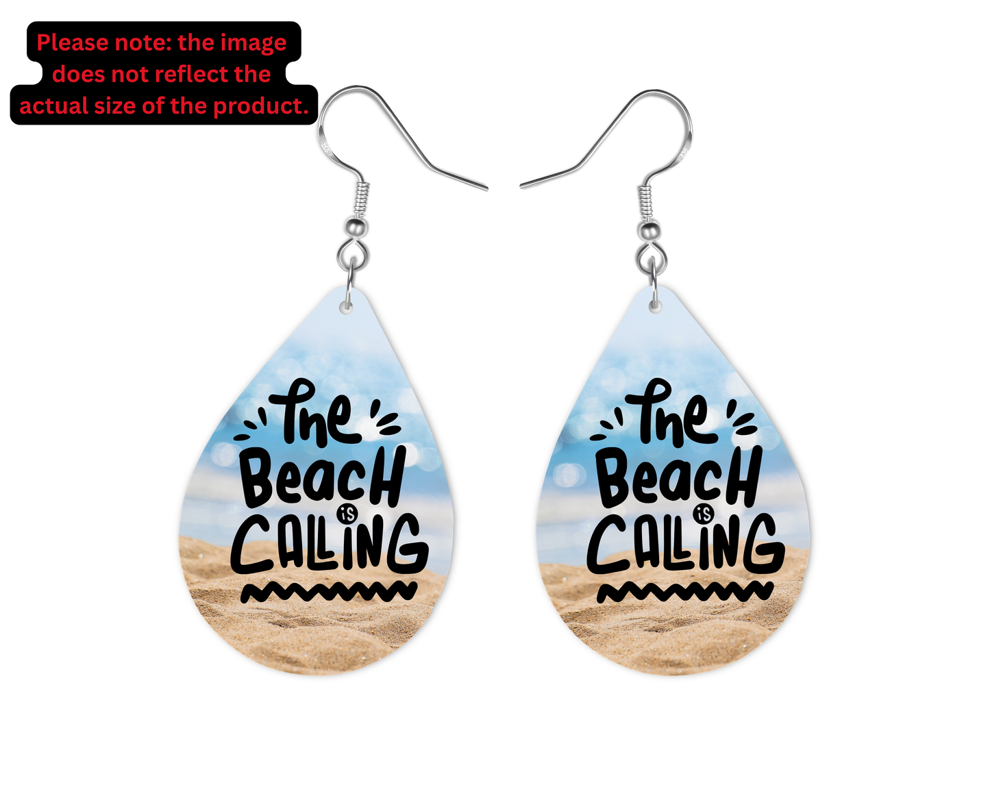 The Beach is Calling Teardrop Earrings