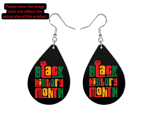 Juneteenth Teardrop Earrings