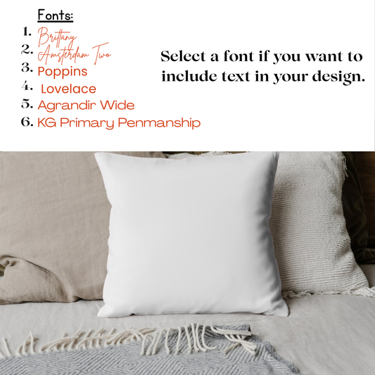 Custom Design Pillow