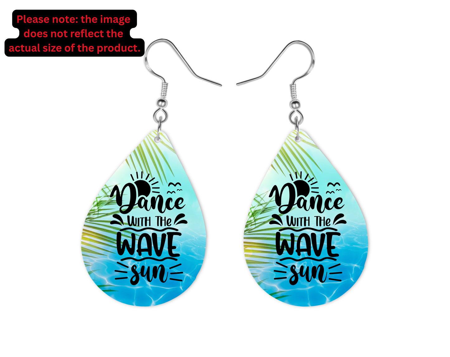 Dance with the waves Teardrop Earrings