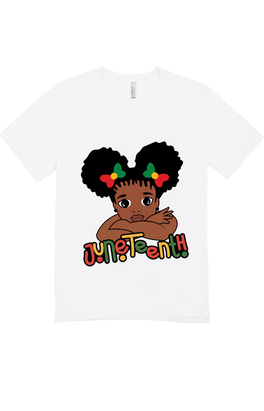 Afro Puffs Juneteenth Short Sleeve T-Shirts