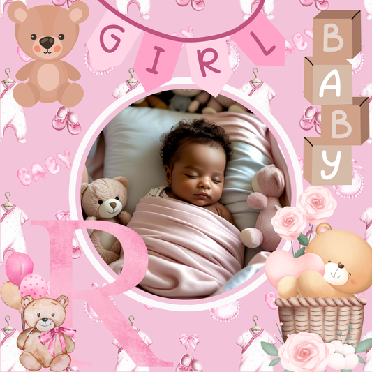 Baby Girl Pillowcase